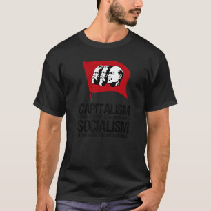 T-shirt Capitalisme Contre Socialisme Anti-Communiste Pro 