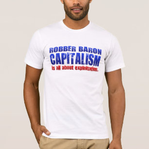 T-shirt Capitalisme de marque de requin de la finance de