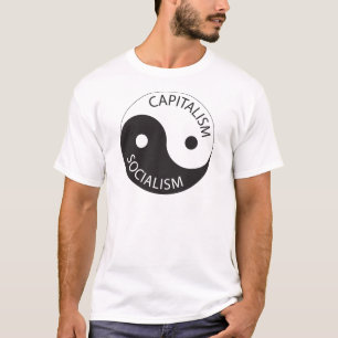 T-shirt Capitalisme, socialisme ; Yin, Yang