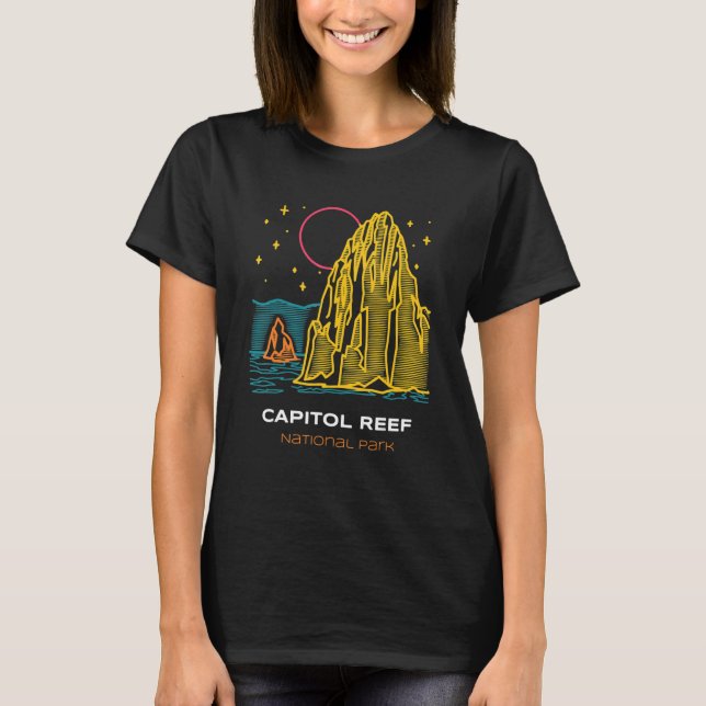 T-shirt Capitol Reef National Park Utah Outdoor Adventure (Devant)