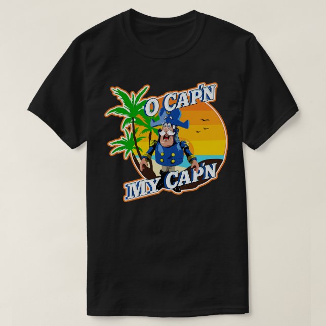 T-shirt Capn Crunch alias Captain Crunch inspiré par Walt (Design devant)