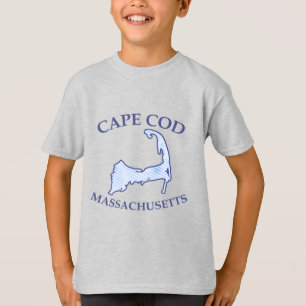 T-shirt Capoche bleu Preppy rayé Cape Cod Silhouette Boy