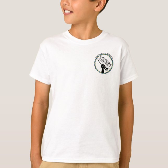 T-shirt CapoeiraIrmandade badine des chemises (Devant)