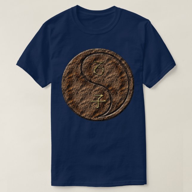 T-shirt Capricorne amp Rat Yang Earth (Design devant)