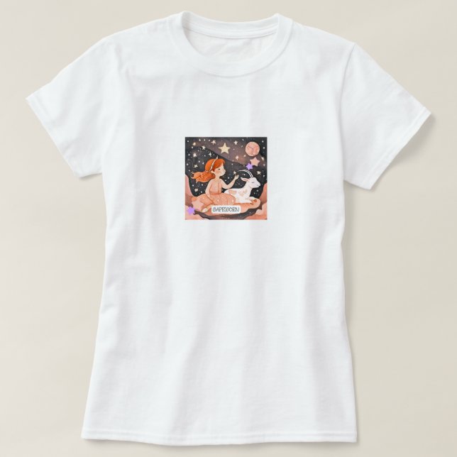 T-shirt Capricorne cosmique (Design devant)