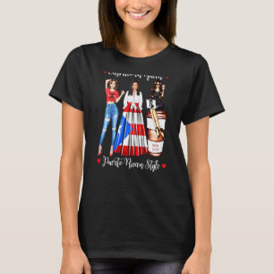 T-shirt Capricorne de femme Queen Puerto Rican Style Décem
