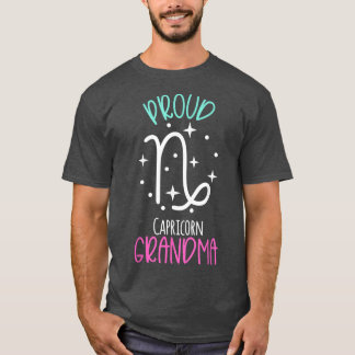 T-shirt Capricorne Grand-mère Fière Grand-mère Symbole Zod