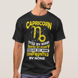 T-shirt Capricorne Hâté Par Beaucoup Décembre Janvier Zodi