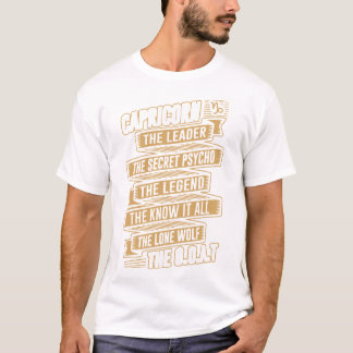 T-shirt Capricorne le chef le psychopathe secret la