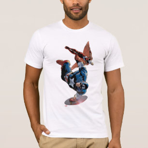 T-shirt Captain America & Falcon Comic Panel