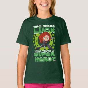 T-shirt Captain America "Qui a besoin de chance"