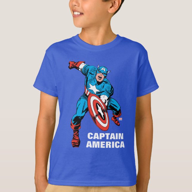 T-shirt Captain America Shield (Devant)