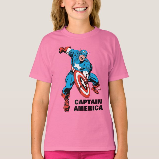 T-shirt Captain America Shield (Devant)