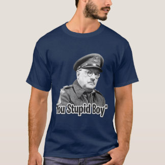 T-shirt Captain Mainwaring Stupid Boy vintage