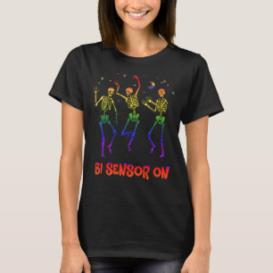 T-shirt Capteur Bi Sur Bisexual Bi Pride Humour LGBTQ Sing