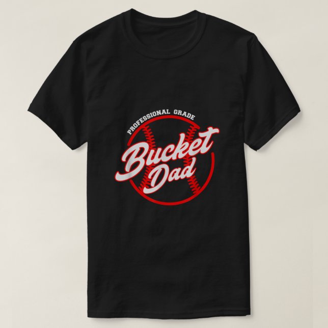 T-shirt Capteur de Pitcher de baseball masculin Bucket Pap (Design devant)
