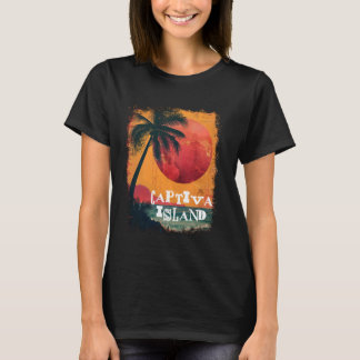 T-shirt Captiva Island FL Florida Plage Vintage Sunset Vac