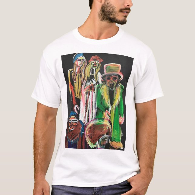 T-shirt Captqain Beefheart et sa bande magique [tableau] (Devant)