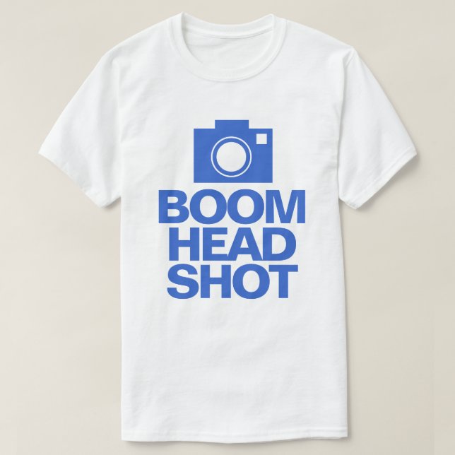 T-shirt Capture de la tête du boom (Design devant)