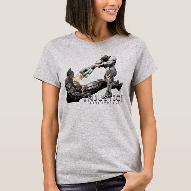 T-shirt Capture d'écran : Batman vs Cyborg (Devant)