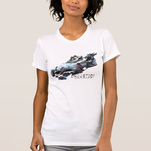 T-shirt Capture d'écran : Harley vs Batman (Devant)