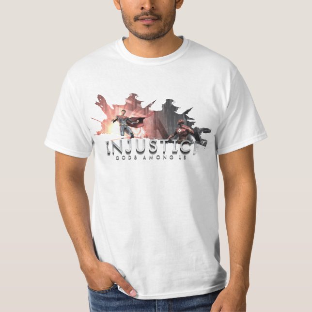T-shirt Capture d'écran : Superman vs Flash (Devant)