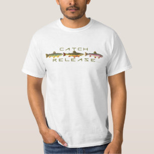 T-shirt Capture et déversement de truites