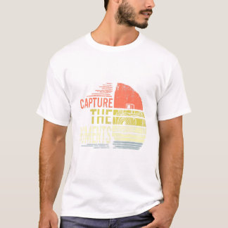 T-shirt Capture The Moments Camera Photographer Photograph