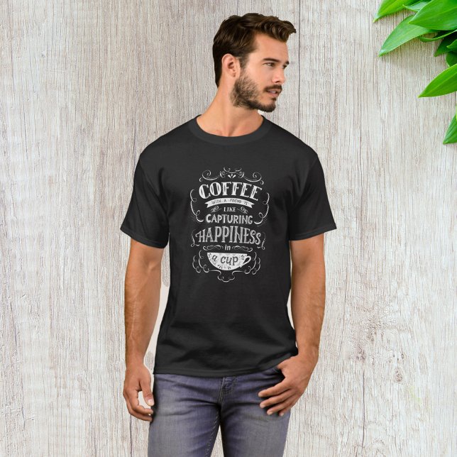 T-shirt Capturer Le Bonheur En Coupe (Créateur téléchargé)