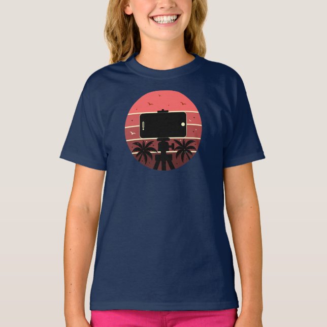 T-shirt Capturer les vibrations de la vie – Créateur de co (Devant)