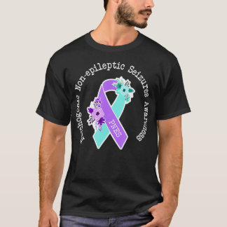 T-shirt Captures non épileptiques psychogéniques PNES Purp