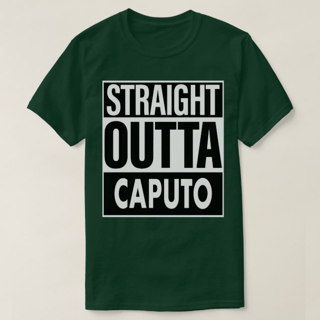 T-shirt Caputo Nom Droit En Dehors De Caputo (Design devant)
