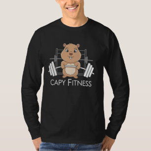 T-shirt CAPY FITNESS Capybara Poids Levant Funny Gym Trava