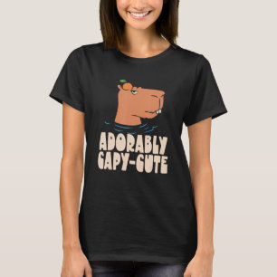 T-shirt Capy mignon animal Capybaras Rodent Capyba