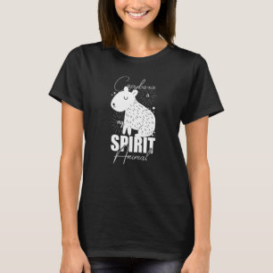 T-shirt Capybara Animal Drôle Mignonne Petite Rongeuse Bai