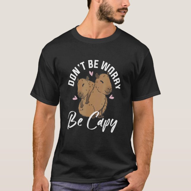 T-shirt Capybara Animaux Animaux Animaux Animaux Animaux N (Devant)