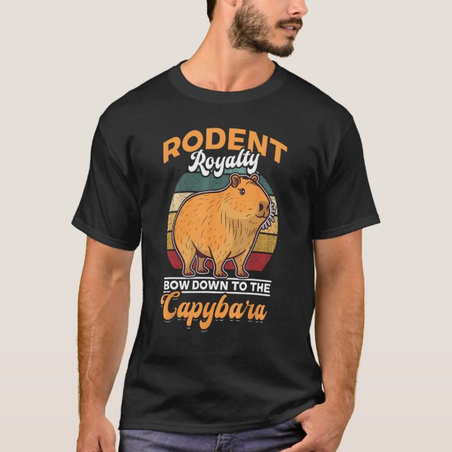 T-shirt Capybara Animaux Animaux Animaux Animaux Animaux p (Devant)