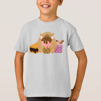 T-shirt Capybara avec crème glacée
