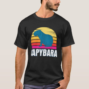 T-shirt Capybara Capybara Rongeur Animal De Compagnie Co