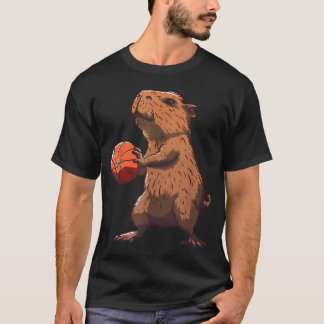 T-shirt Capybara de basketball Casquette de basketball Jou