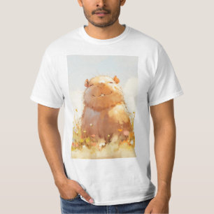 T-shirt Capybara détendu et Squishy