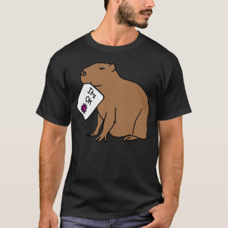 T-shirt Capybara Dit Que C'Est OK