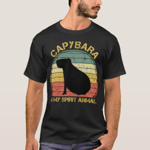 T-shirt Capybara Est Mon Esprit Animal