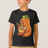 Capybara et tortue mignons sac à dos ramen kawaii
