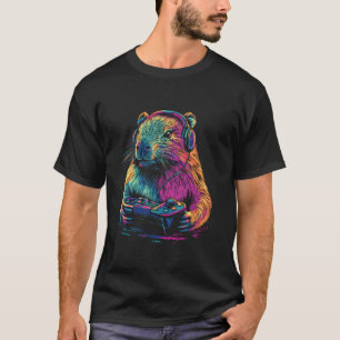 T-shirt Capybara Funny Jeux Vidéo Capybara