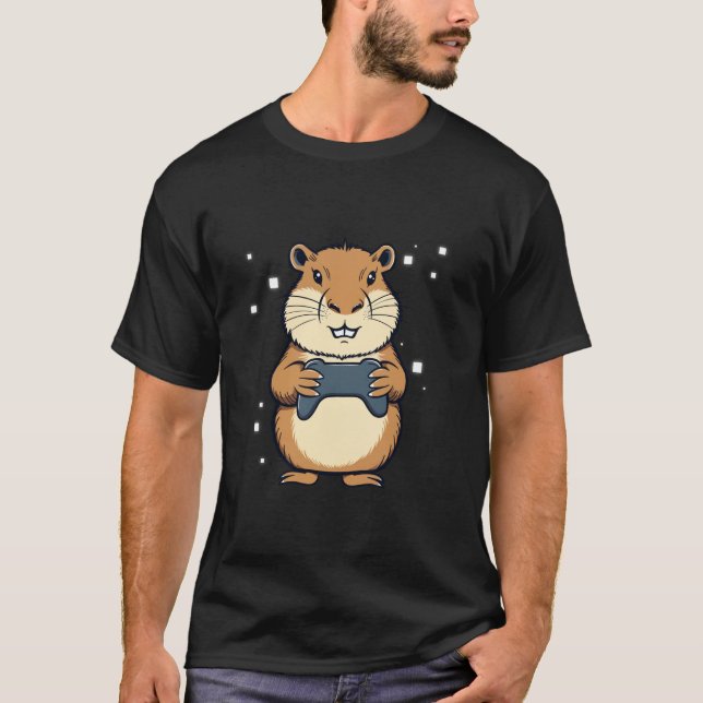 T-shirt Capybara Funny Retro Jeux Vidéo pour les femmes po (Devant)