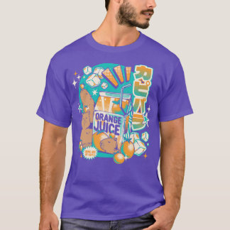 T-shirt Capybara Jus japonais d'orange par Tobe Fonseca