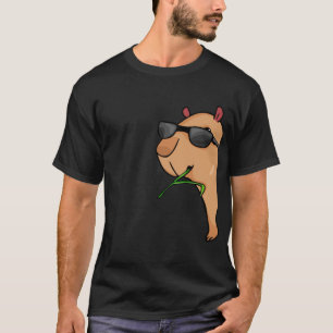 T-shirt Capybara Lover Femmes Capybara Cadeau Hommes Capyb