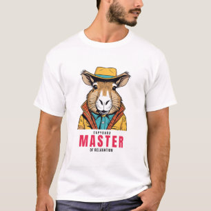 T-shirt Capybara - Maître de la Relaxation