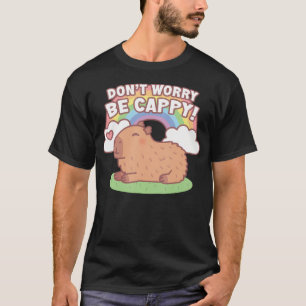T-shirt Capybara Mignon Et Arc-En-Ciel Ne T'inquiète Pas S